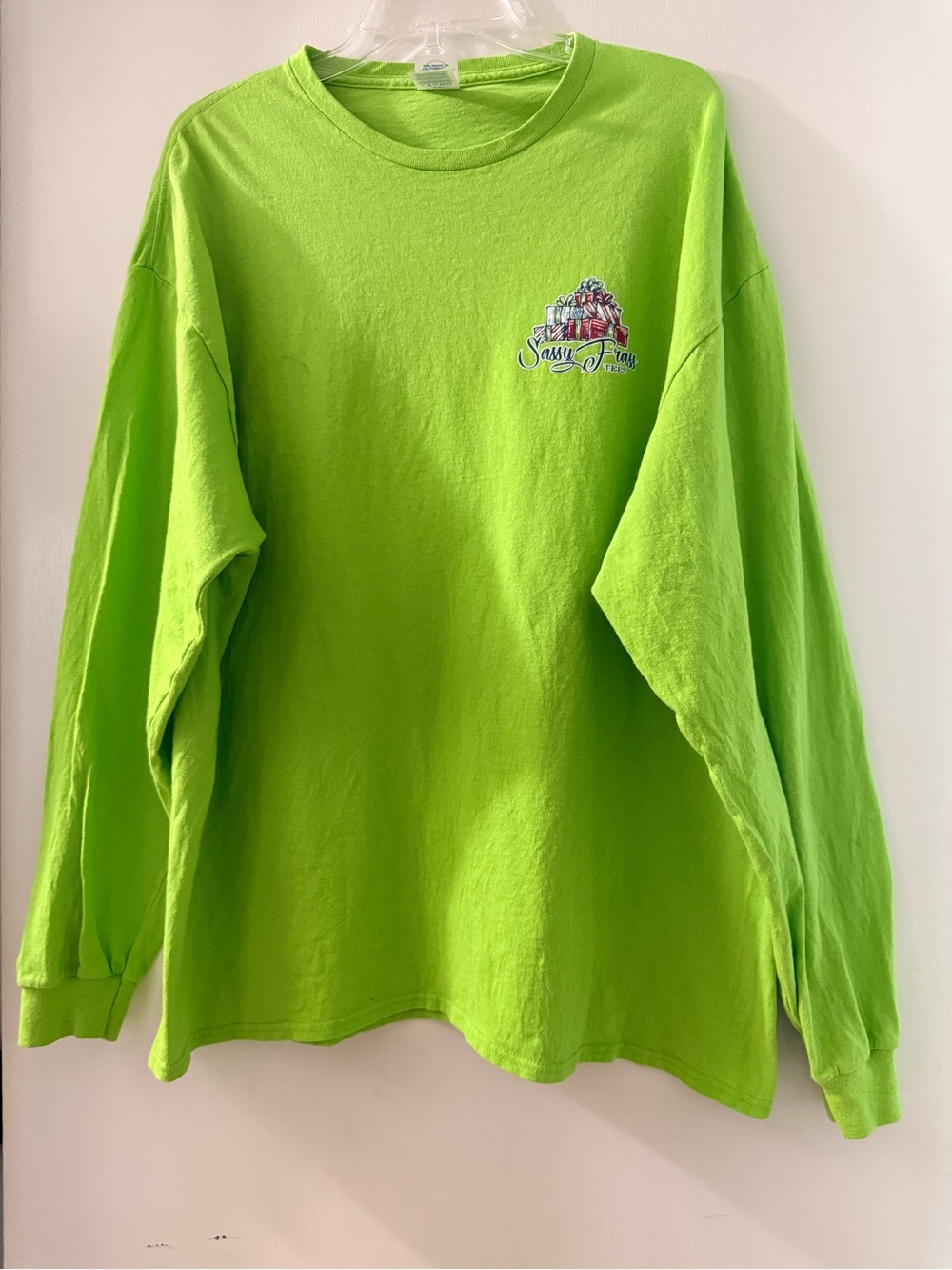 Neon Green Long-Sleeve Kids Tee